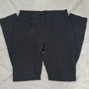 Hilary Radley Gray Trousers Professional Flat Front